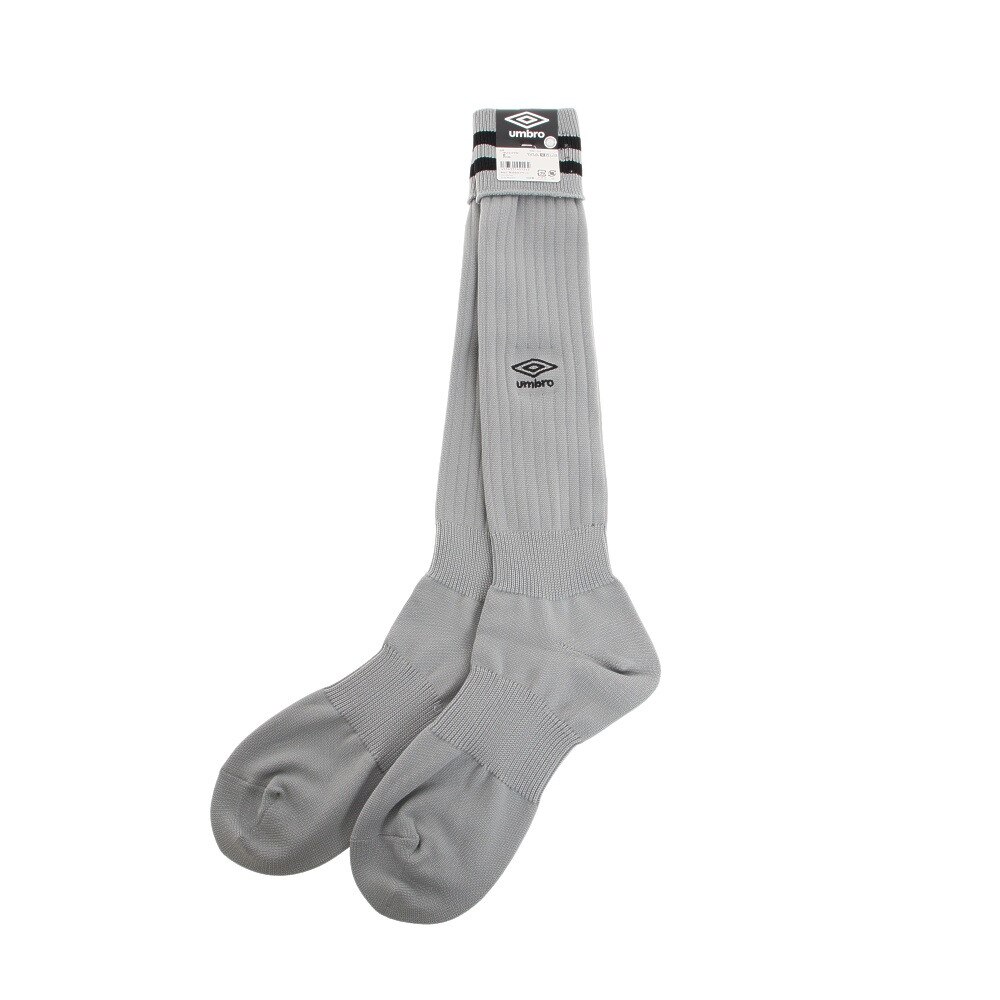 アンブロ｜サッカー ソックス プラクティス ストッキング UBS8810 SLV30 グレー 靴下 - スポーツ用品はスーパースポーツゼビオ