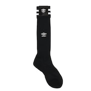 アンブロ（UMBRO）（メンズ、レディース）サッカー ソックス 靴下 ラインストッキング 22～24cm UAS8310 BLK24