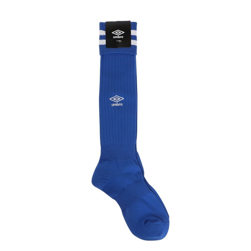アンブロ（UMBRO）（メンズ、レディース）サッカー ソックス 靴下 ラインストッキング UAS8310 BLU24 22-24cm