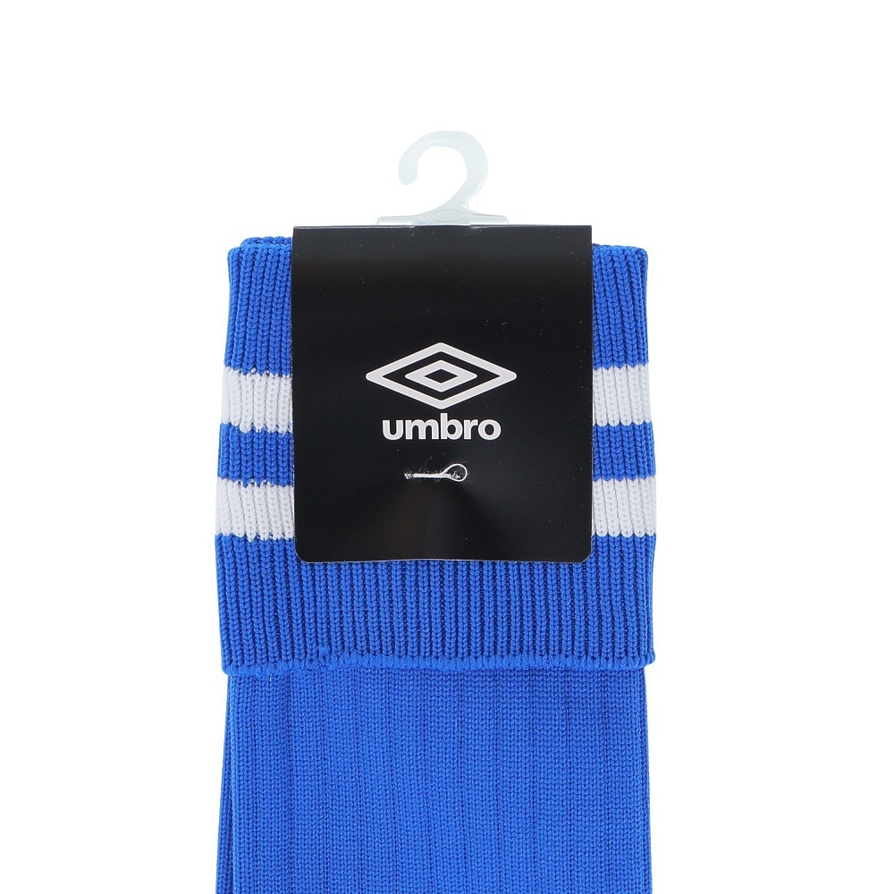 アンブロ（UMBRO）（メンズ）サッカー ソックス 靴下 ラインストッキング UAS8310 BLU30 28-30cm