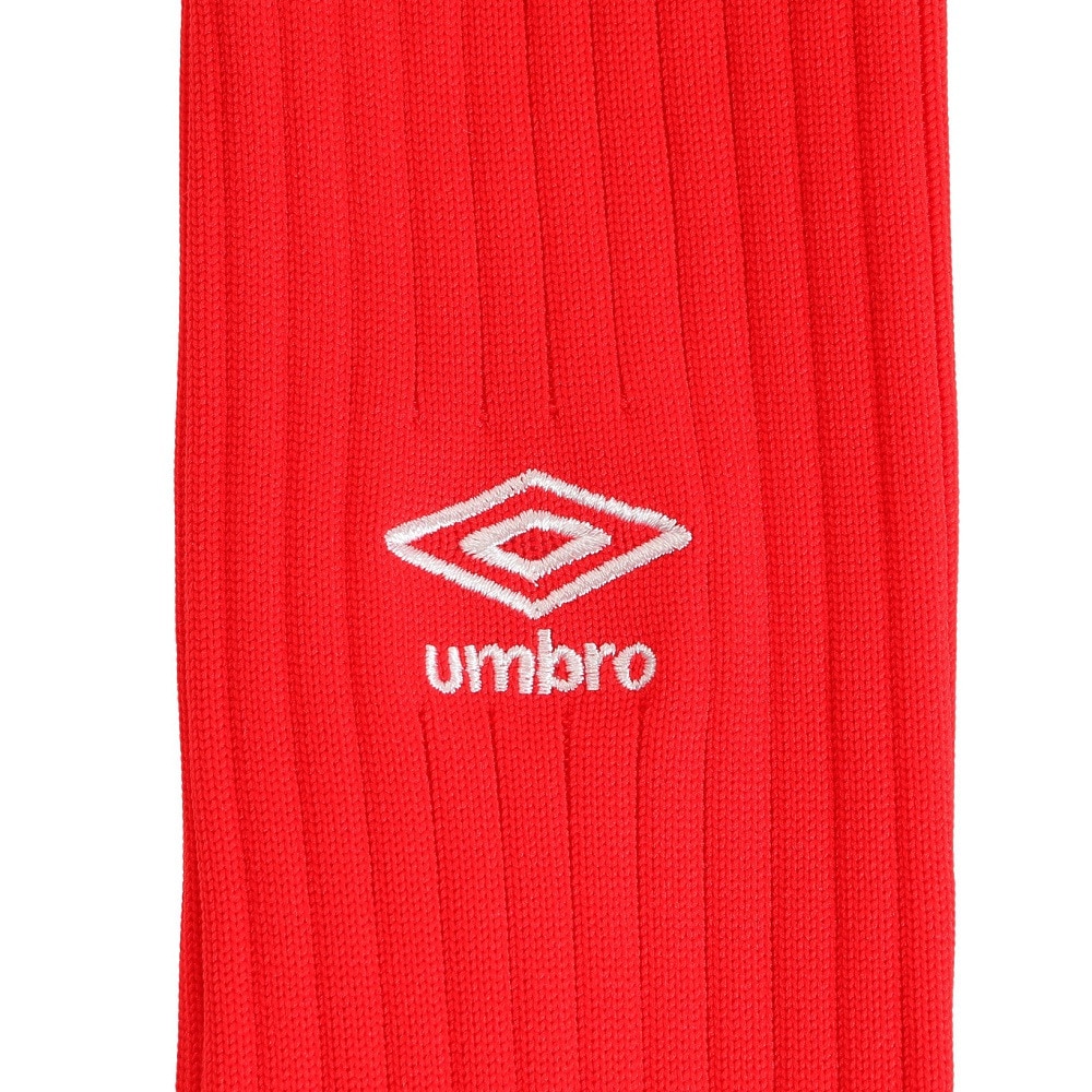 アンブロ（UMBRO）（メンズ、レディース）サッカー ソックス 靴下 ラインストッキング UAS8310 MRED24 22-24cm