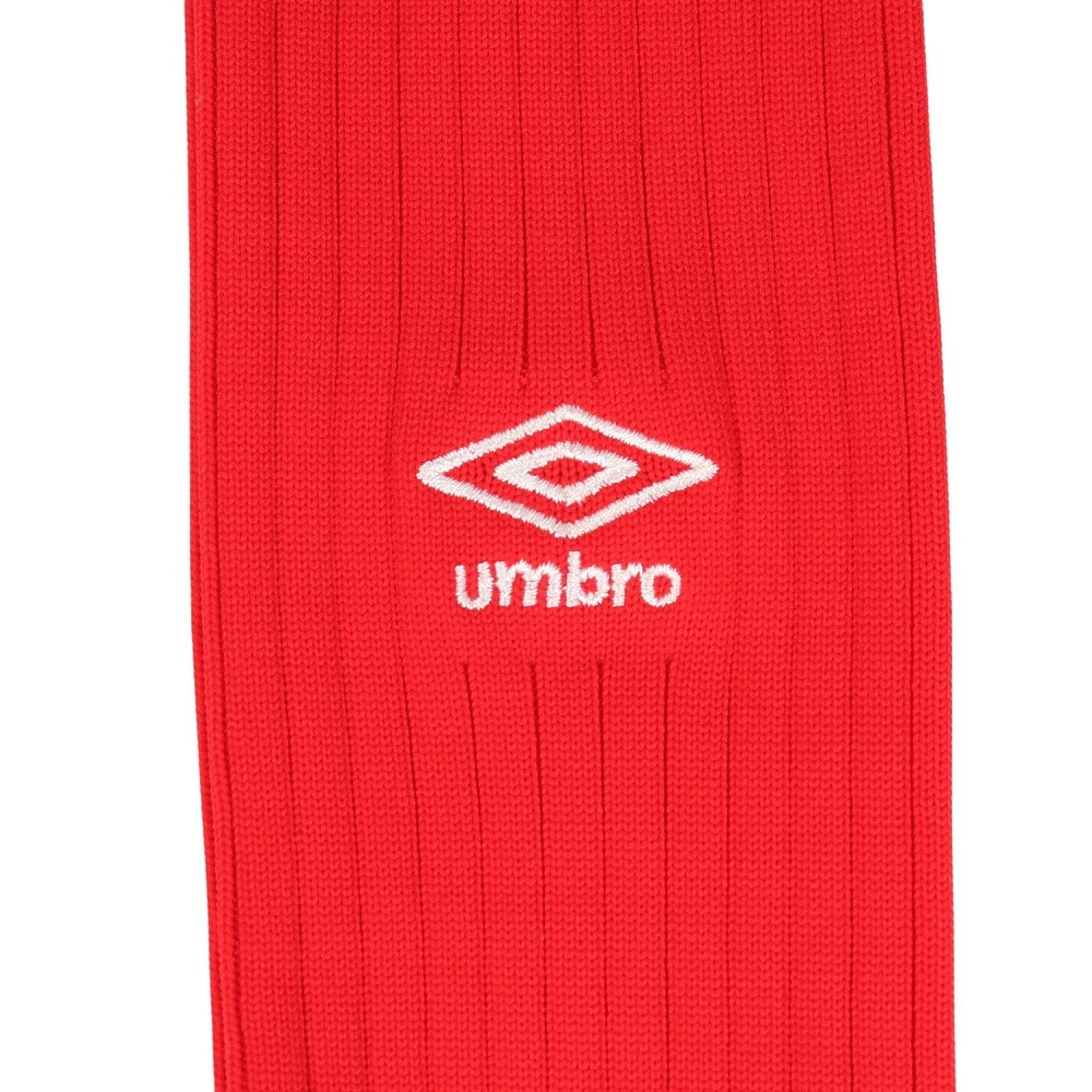 アンブロ（UMBRO）（メンズ）サッカー ソックス 靴下 ラインストッキング UAS8310 MRED27 25-27cm