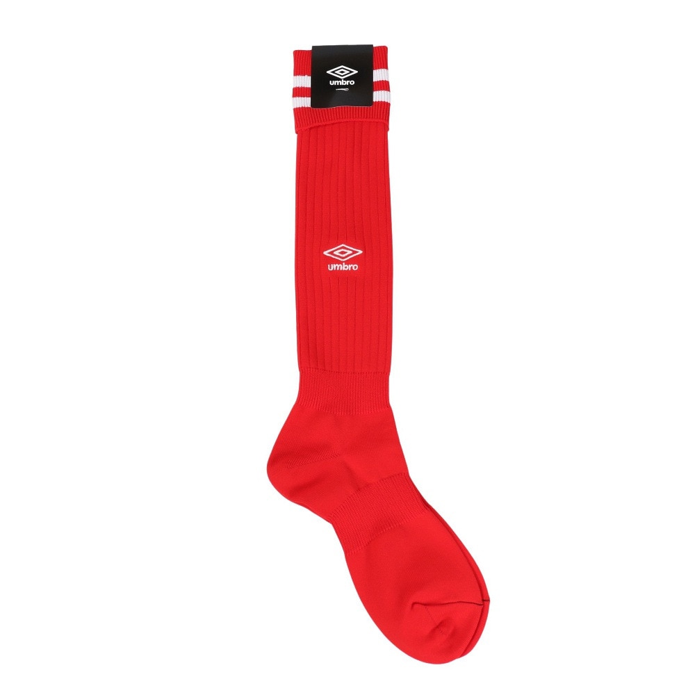 アンブロ（UMBRO）（メンズ）サッカー ソックス 靴下 ラインストッキング UAS8310 MRED27 25-27cm