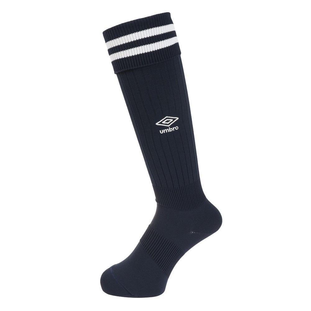 アンブロ（UMBRO）（メンズ）サッカー ソックス 靴下 ラインストッキング UAS8310 NVY24 22-24cm