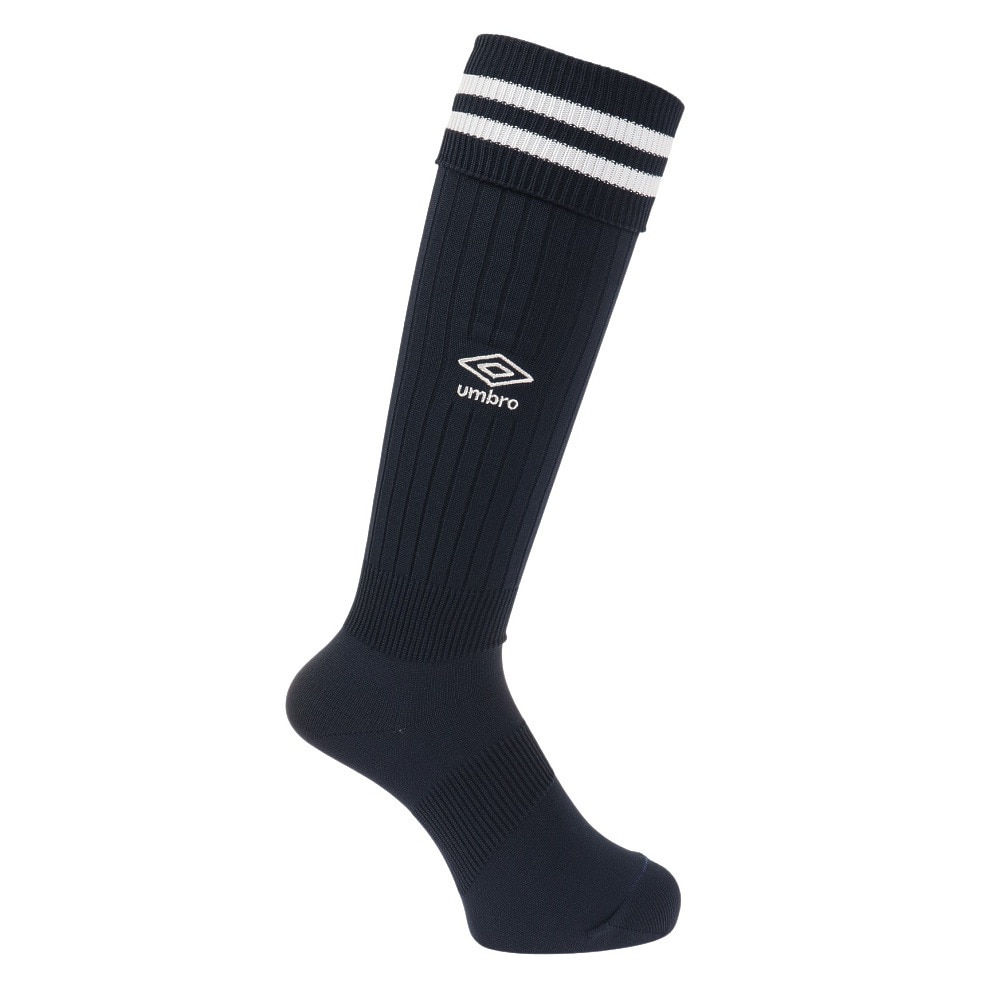 アンブロ（UMBRO）（メンズ）サッカー ソックス 靴下 ラインストッキング UAS8310 NVY24 22-24cm