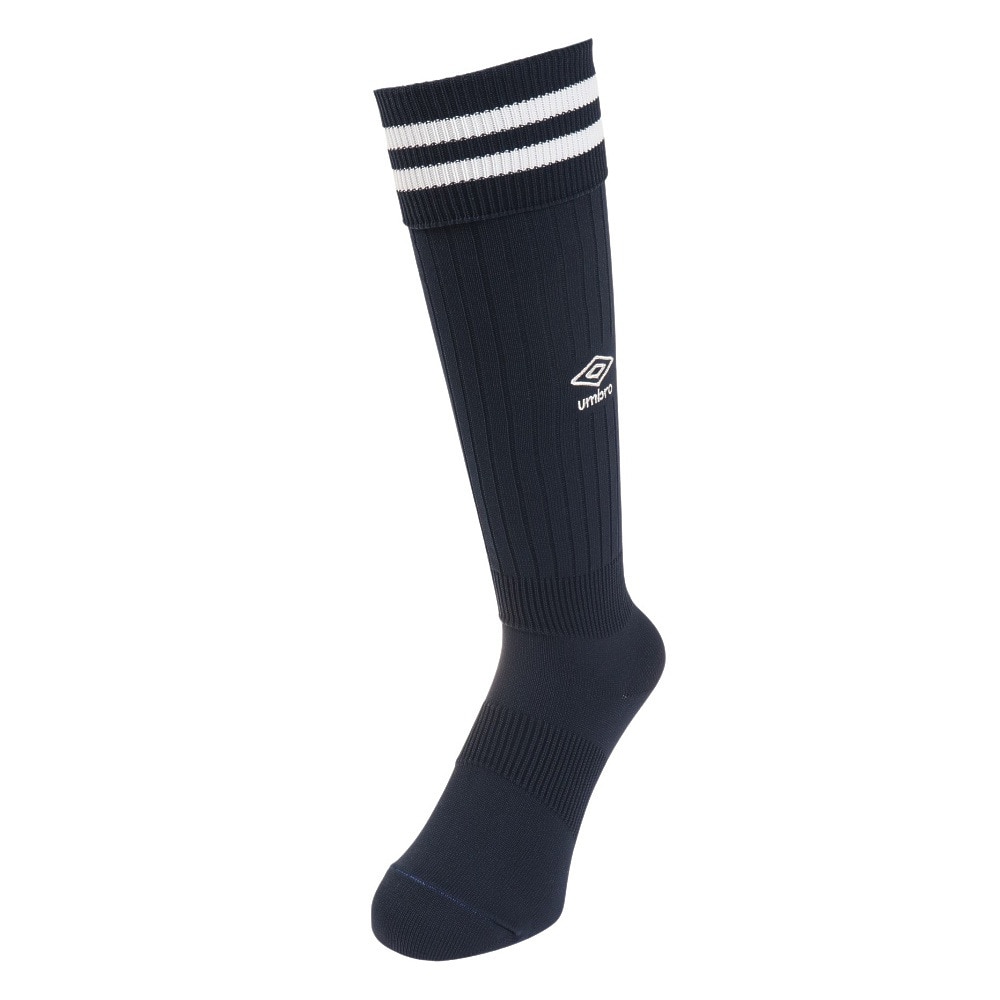 アンブロ（UMBRO）（メンズ）サッカー ソックス 靴下 ラインストッキング UAS8310 NVY24 22-24cm