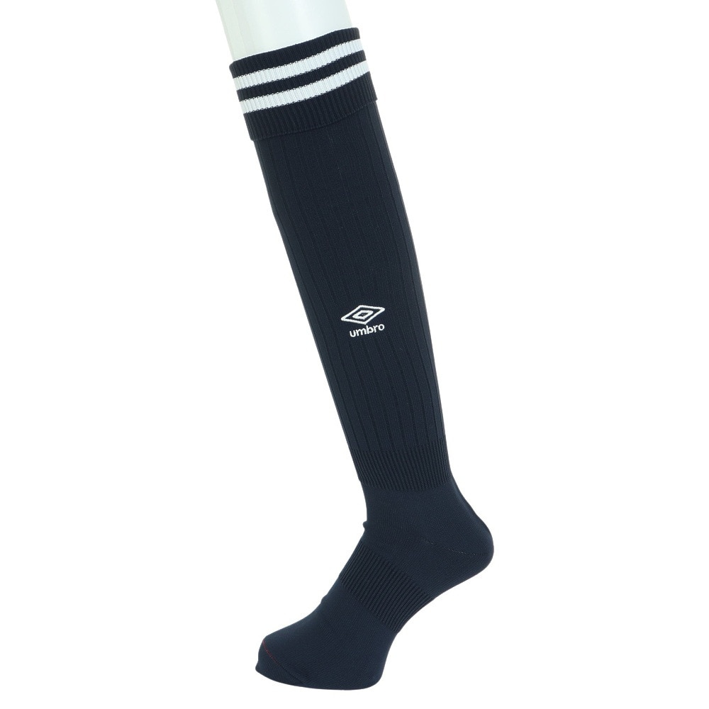 アンブロ（UMBRO）（メンズ）サッカー ソックス 靴下 ラインストッキング UAS8310 NVY30 28-30cm