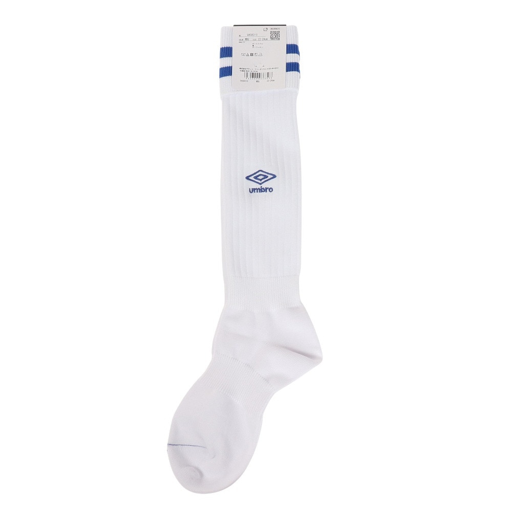 アンブロ（UMBRO）（メンズ、レディース）サッカー ソックス 靴下 ラインストッキング UAS8310 WBU24 22-24cm