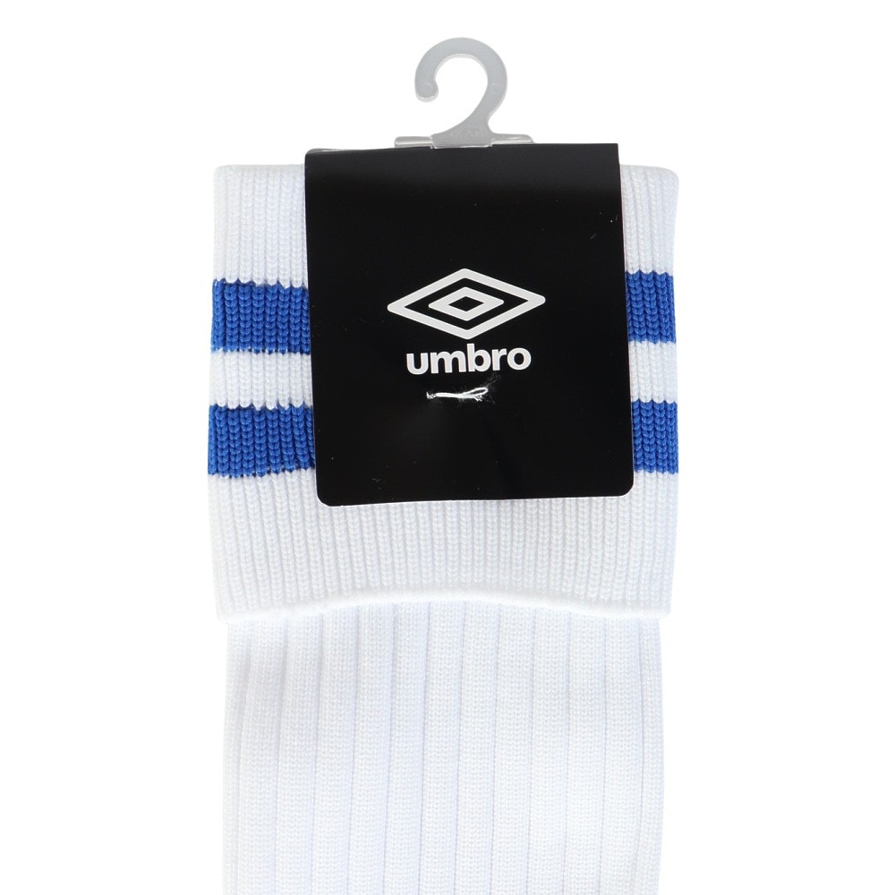 アンブロ（UMBRO）（メンズ）サッカー ソックス 靴下 ラインストッキング UAS8310 WBU 30 28-30cm