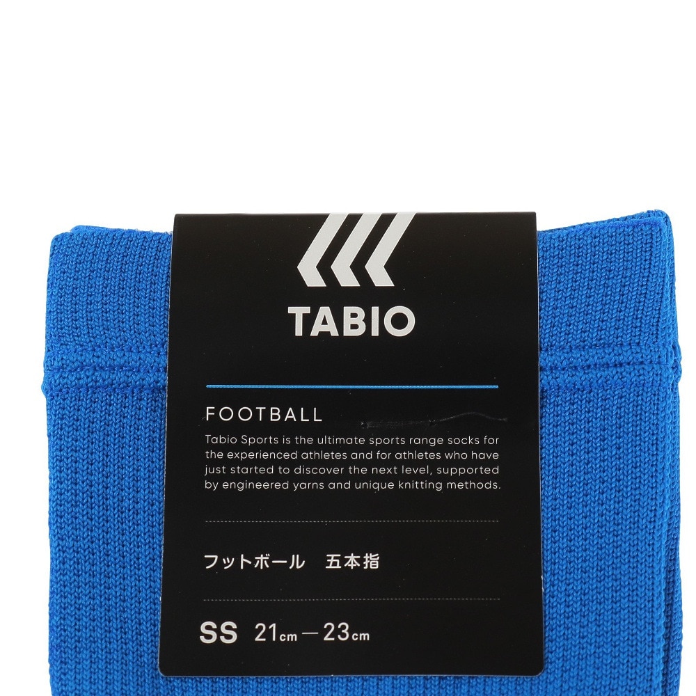 タビオ（Tabio）（キッズ）サッカー ソックス 靴下 フットボール 五本指 071140011 82 ブルー