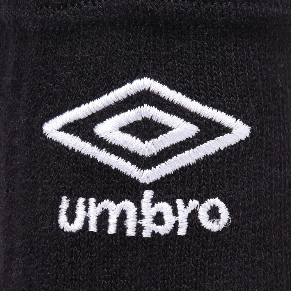 アンブロ（UMBRO）（レディース、キッズ）サッカー ソックス 靴下 五本指ミドルソックス UAS8422 BLK 24 22-24cm
