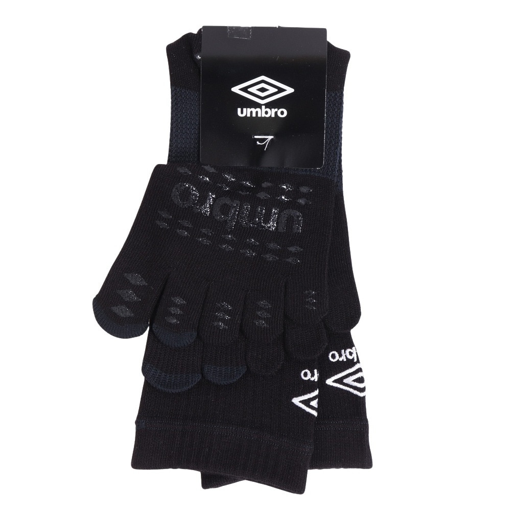 アンブロ（UMBRO）（メンズ）サッカー ソックス 靴下 五本指ミドルソックス UAS8422 BLK 27 25-27cm