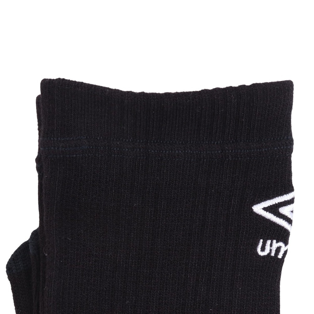 アンブロ（UMBRO）（メンズ）サッカー ソックス 靴下 五本指ミドルソックス UAS8422 BLK 27 25-27cm