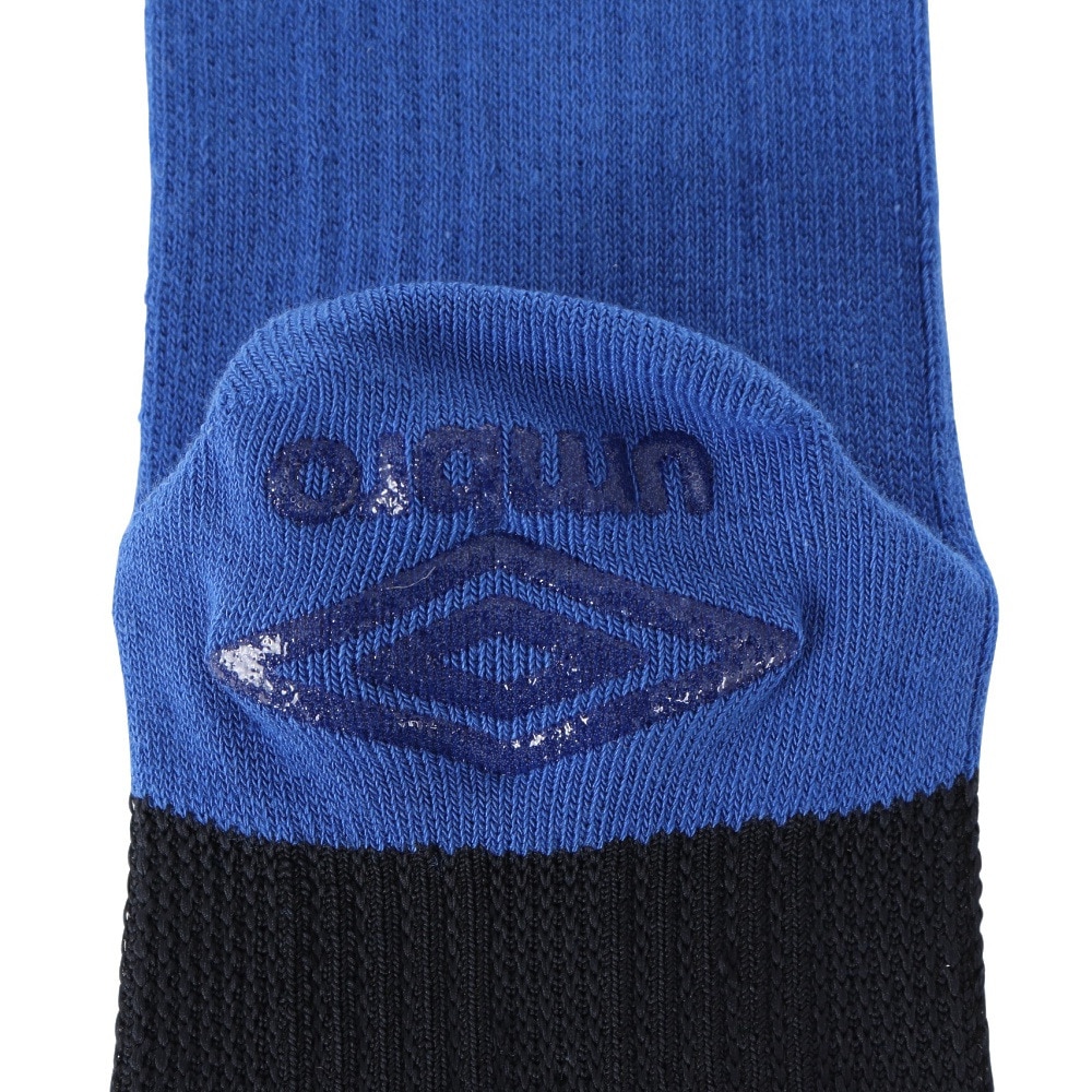 アンブロ（UMBRO）（メンズ、レディース）サッカー 靴下 五本指ミドルソックス UAS8422 BLU 24 22-24cm