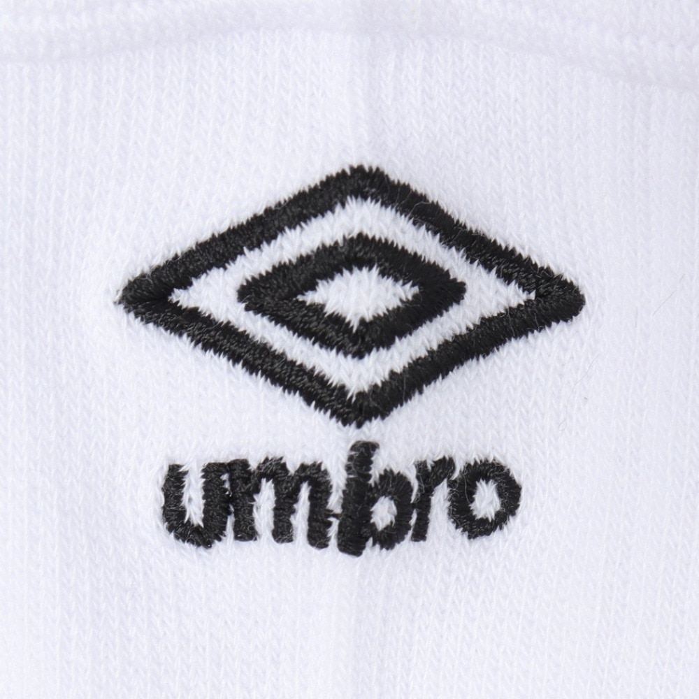 アンブロ（UMBRO）（レディース、キッズ）サッカー ソックス 靴下 五本指ミドルソックス UAS8422 WBK 24 22-24cm