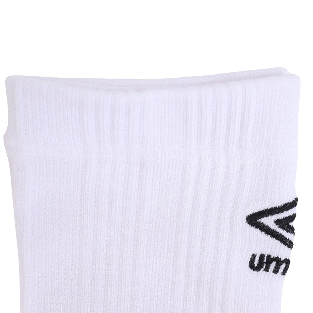 アンブロ（UMBRO）（メンズ）サッカー ソックス 靴下 五本指ミドルソックス UAS8422 WBK 27 25-27cm