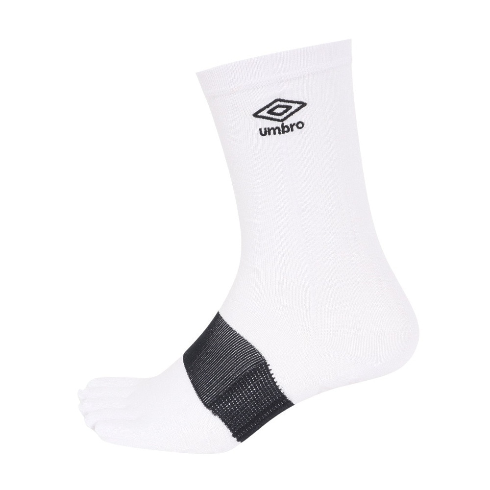 アンブロ（UMBRO）（メンズ）サッカー 靴下 五本指 ミドルソックス UAS8422 WBK 30 28-30cm
