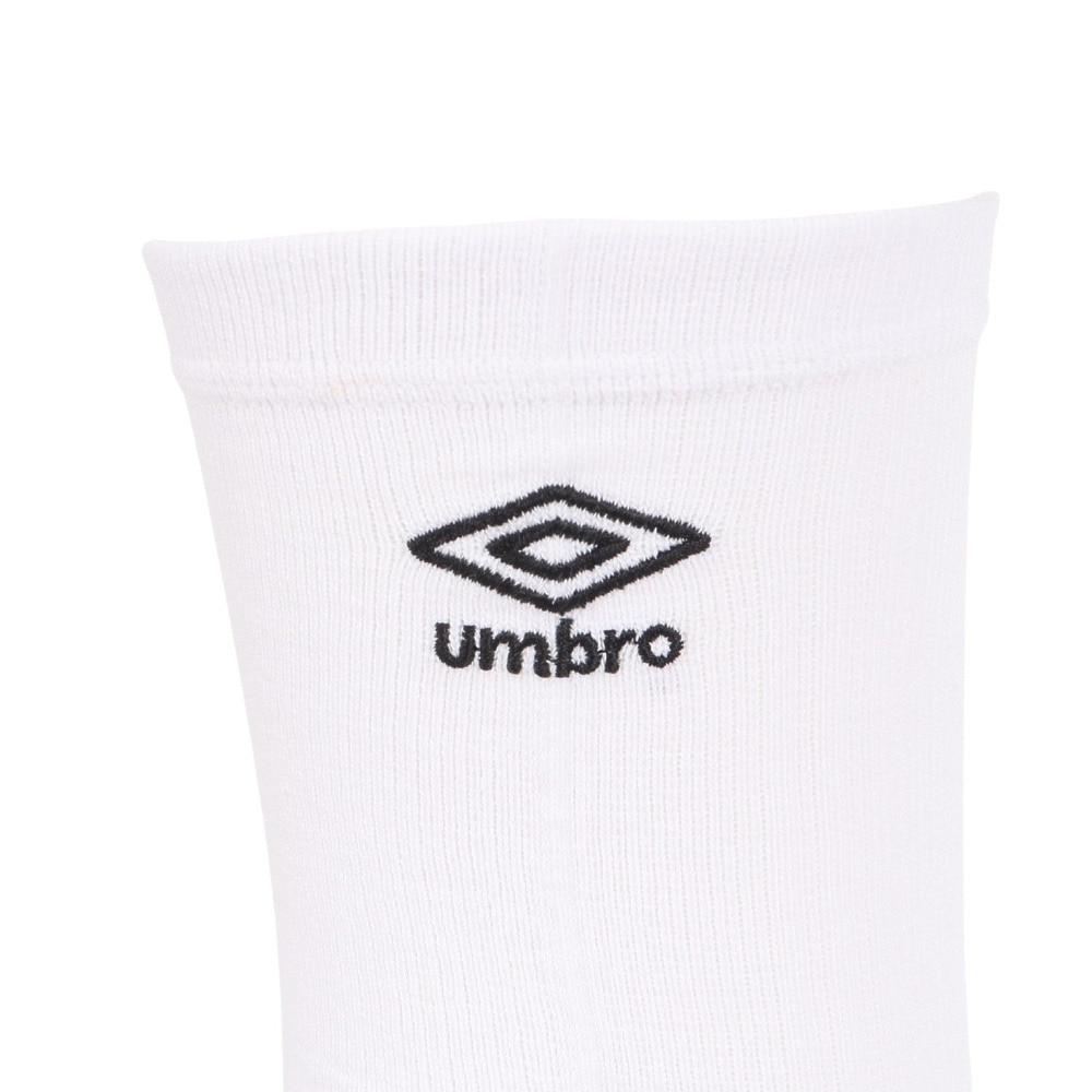アンブロ（UMBRO）（メンズ）サッカー 靴下 五本指 ミドルソックス UAS8422 WBK 30 28-30cm