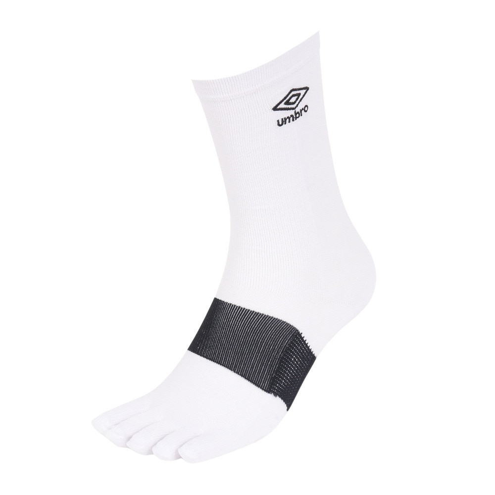 アンブロ（UMBRO）（メンズ）サッカー 靴下 五本指 ミドルソックス UAS8422 WBK 30 28-30cm