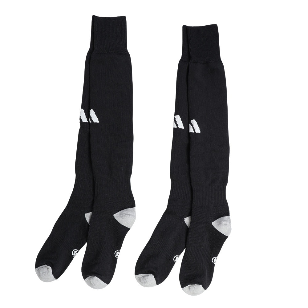 アディダス（adidas）（メンズ、レディース、キッズ）サッカー ソックス 靴下 ミラノ 23 2足組 ソックス KPW74-JD1902