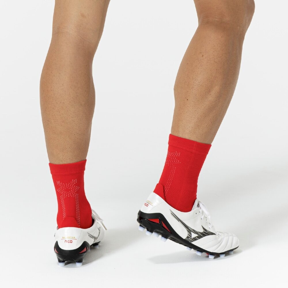 ミズノ（MIZUNO）（メンズ、レディース）サッカー ソックス 靴下 ゼログライドネオ ショートソックス 袋型 P2MXC01162