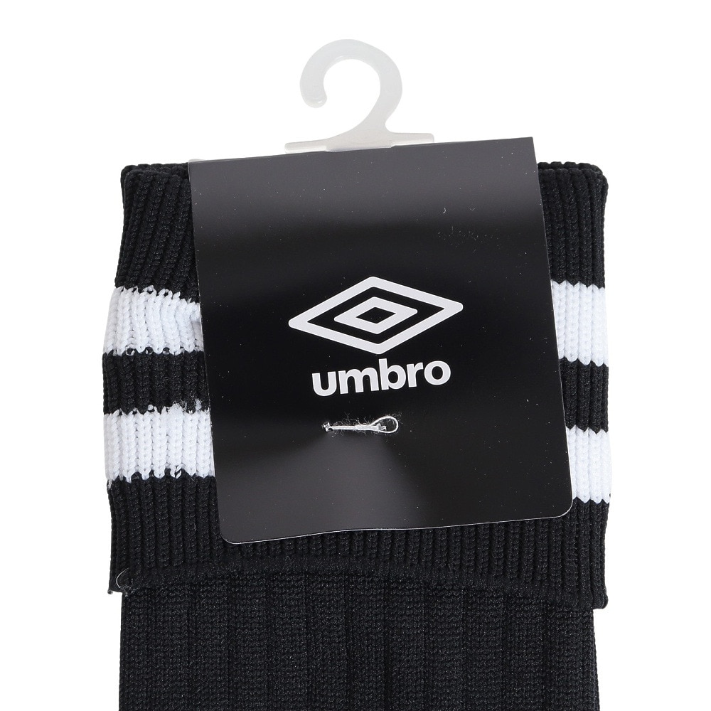 アンブロ（UMBRO）（キッズ）サッカー ソックス 靴下 ジュニア ラインストッキング UAS8310 BLK18