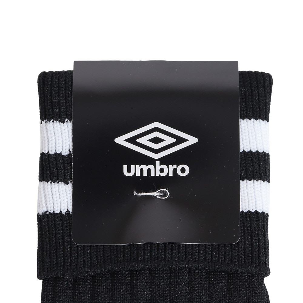 アンブロ（UMBRO）（キッズ）サッカー ソックス 靴下 ジュニア ラインストッキング UAS8310 BLK21