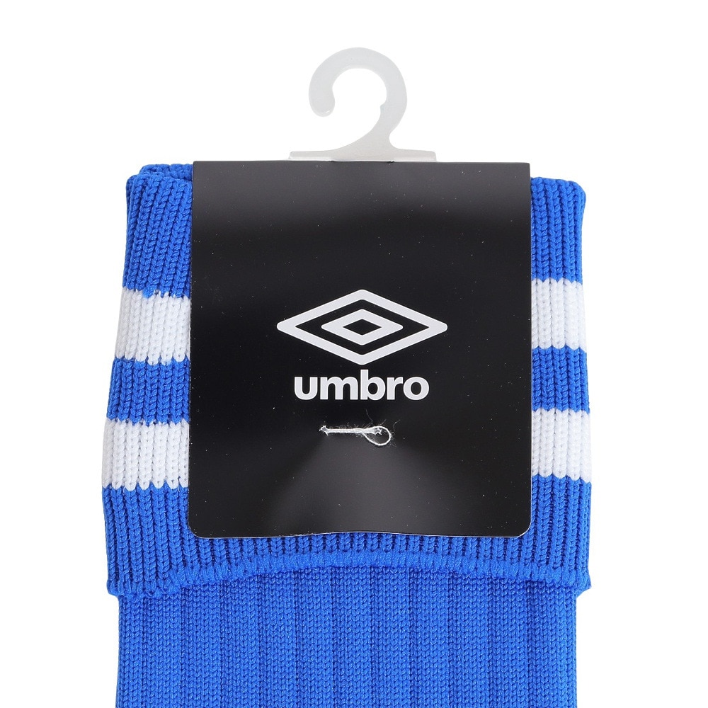 アンブロ（UMBRO）（キッズ）サッカー ソックス 靴下 ラインストッキング 16～18cm UAS8310 BLU18