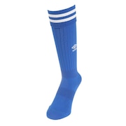 (キッズ)ジュニア サッカー ソックス 靴下 ラインストッキング UAS8310 BLU21