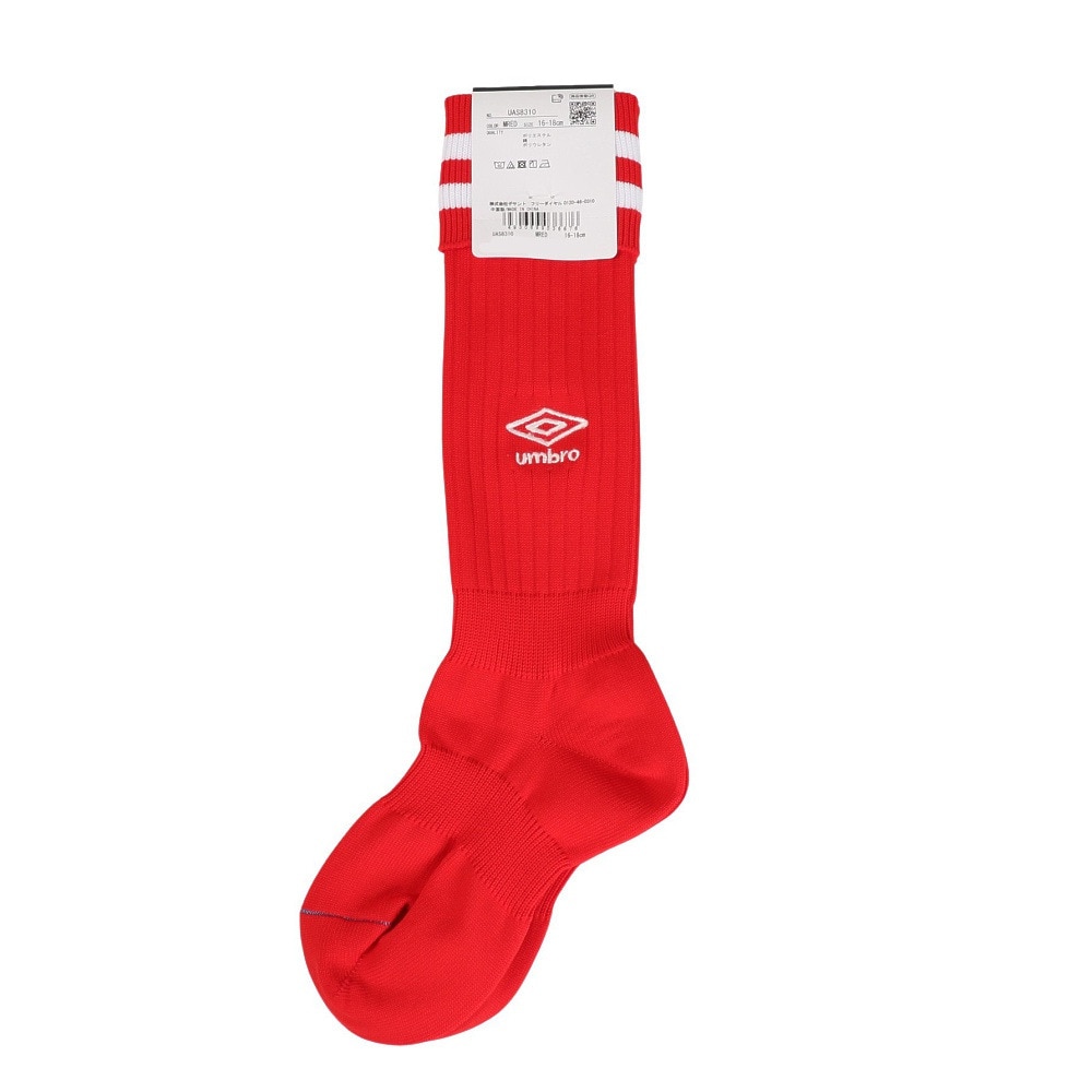 アンブロ（UMBRO）（キッズ）サッカー ソックス 靴下 ラインストッキング UAS8310 MRED18