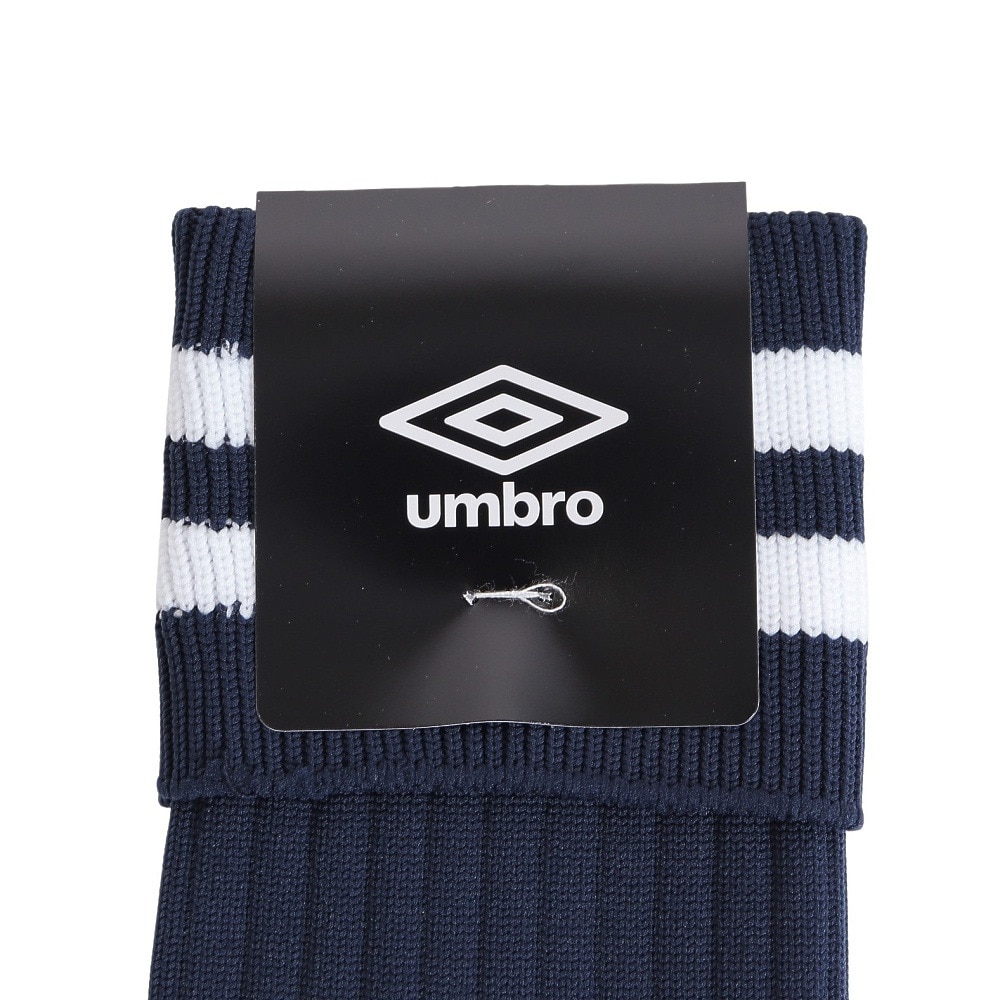 アンブロ（UMBRO）（キッズ）サッカー ソックス 靴下 ジュニア ラインストッキング UAS8310 NVY21