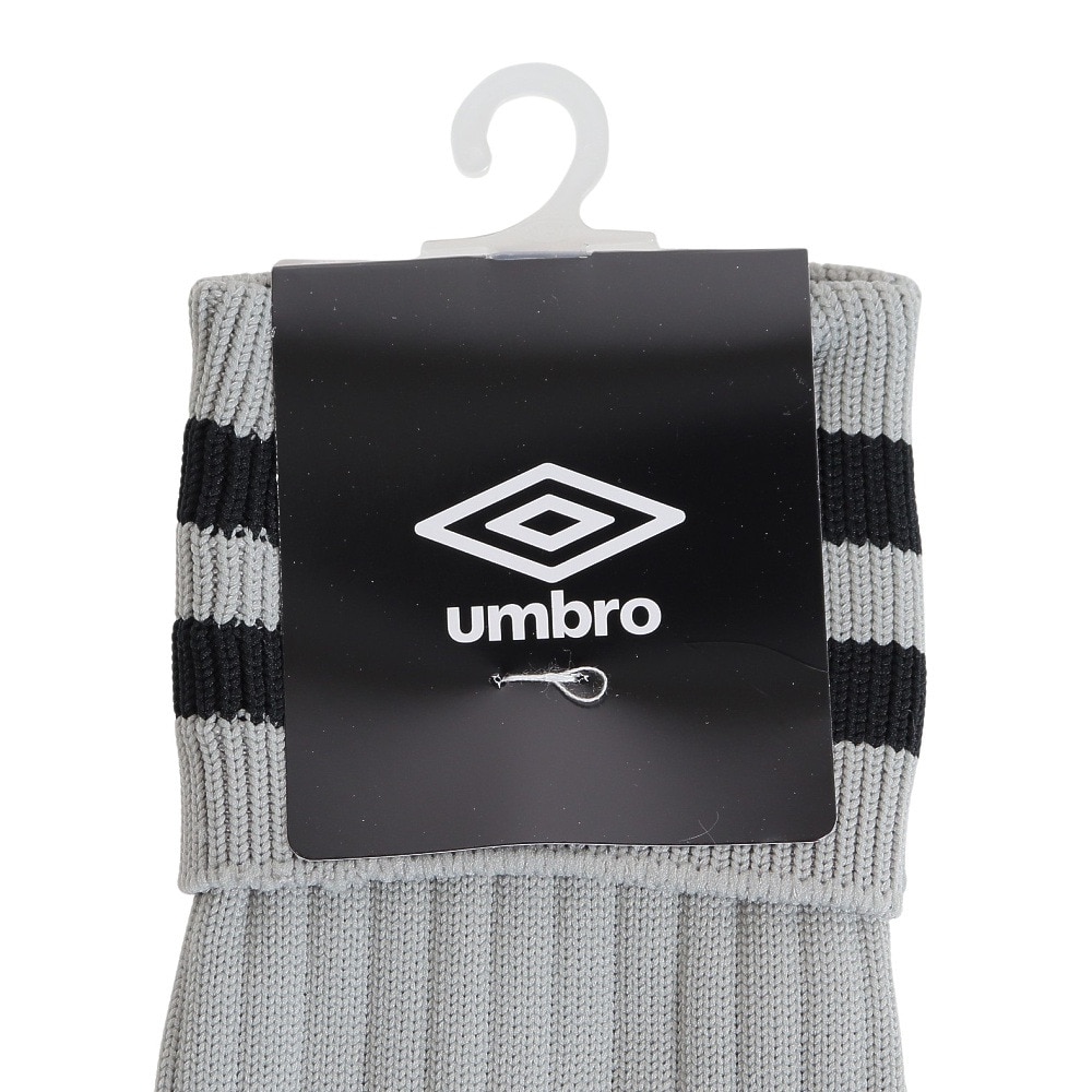 アンブロ（UMBRO）（キッズ）サッカー ソックス 靴下 ラインストッキング 16～18cm UAS8310 SLV18