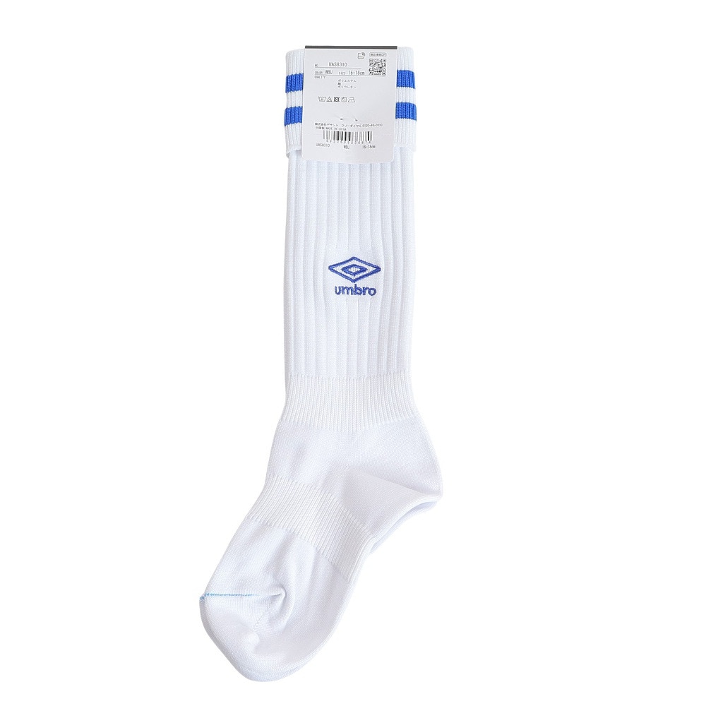 アンブロ（UMBRO）（キッズ）サッカー ソックス 靴下 ジュニア ラインストッキング UAS8310 WBU18