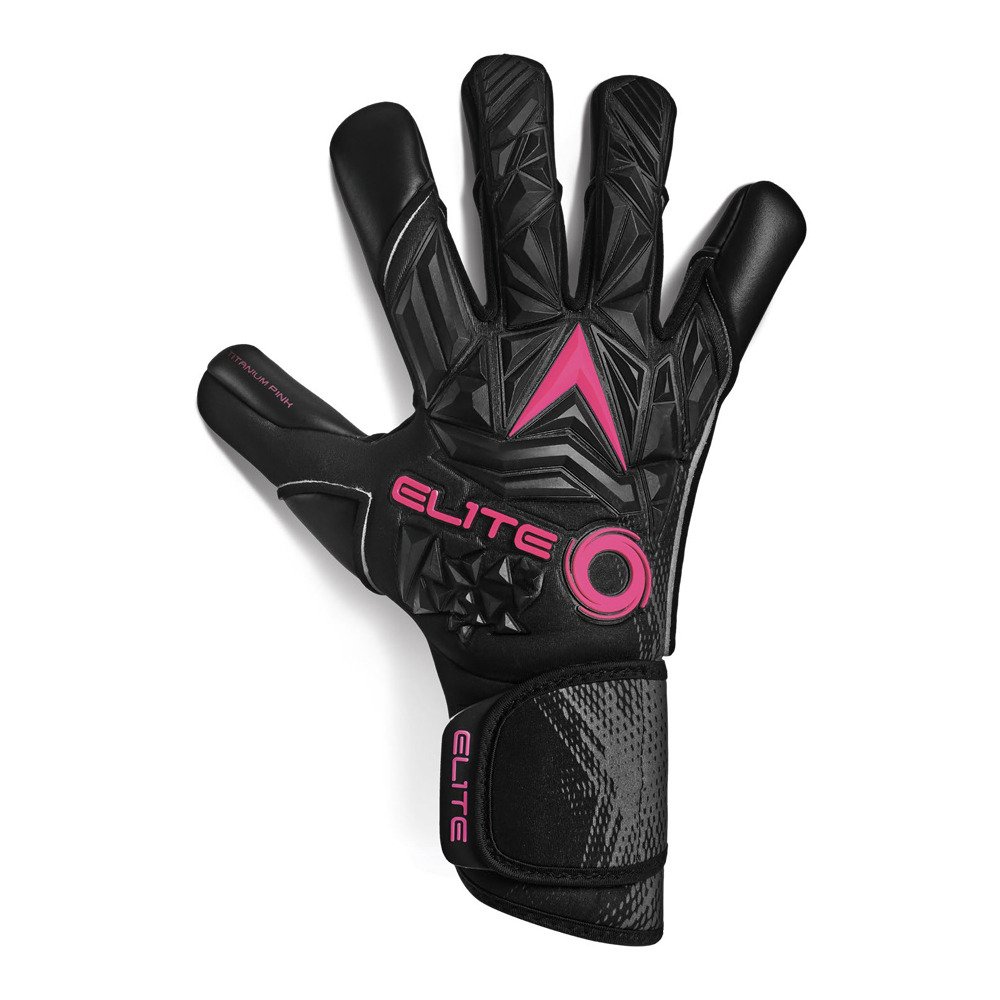エリートスポーツ（Elite Sports）（メンズ）キーパーグローブ サッカー ELITE TITANIUM PINK ELG-24804 BLK/PNK