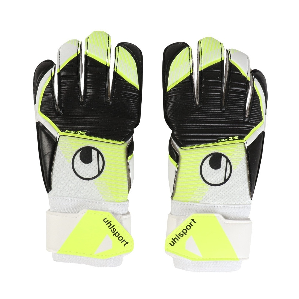 Amazon | uhlsport(ウールシュポルト) uhlsport (ウールシュポルト) 試合用 サッカー GK キーパーグローブ パワーライン  スーパーグリップ+ ハーフネガティブ 1011304 01 7 ブラックｘレッド×ホワイト | uhlsport（ウールシュポルト） | グローブ