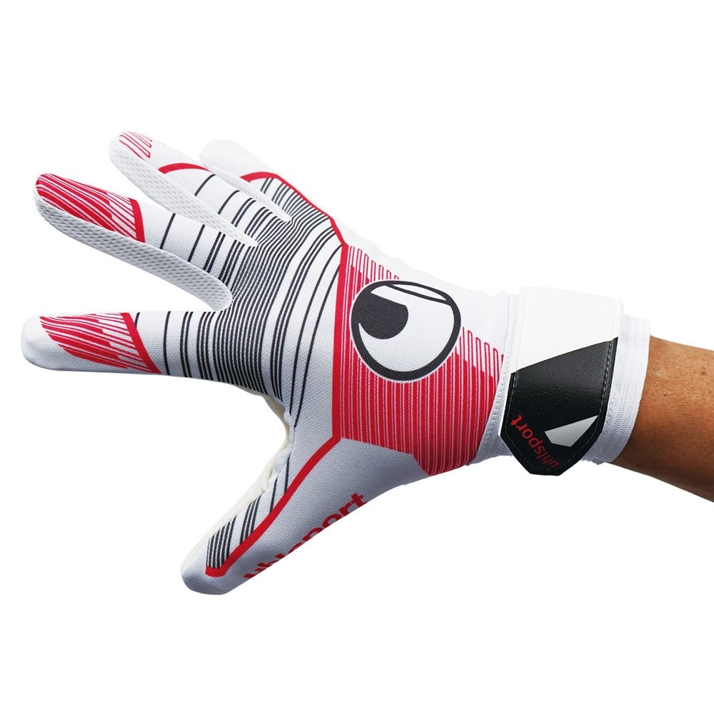 ウールシュポルト（uhlsport）（メンズ、レディース、キッズ）キーパーグローブ サッカー フットサル フルフィンガー ソフト ハーフネガティブ 1011359