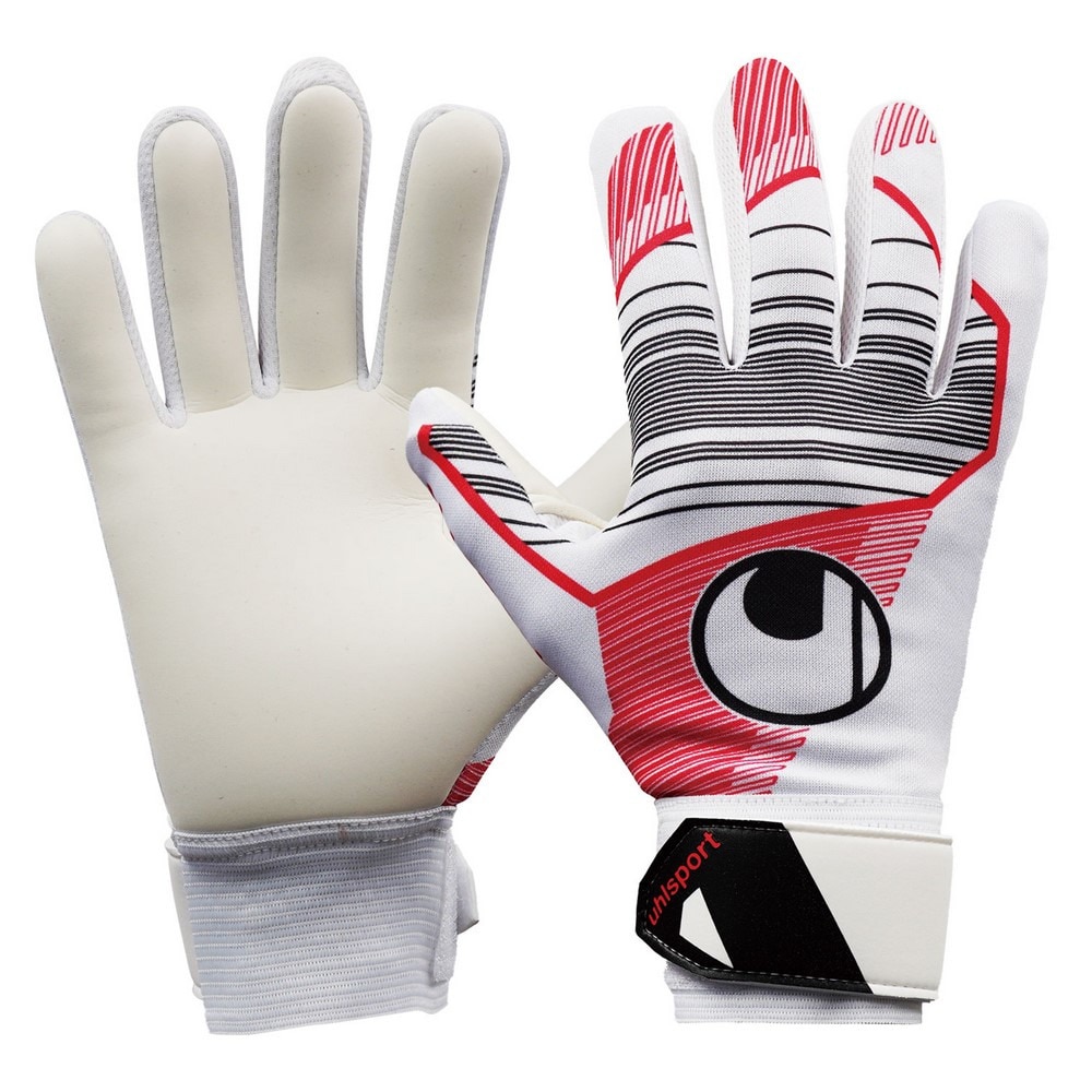 ウールシュポルト（uhlsport）（メンズ、レディース、キッズ）キーパーグローブ サッカー フットサル フルフィンガー ソフト ハーフネガティブ 1011359