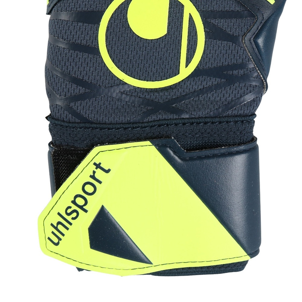 ウールシュポルト（uhlsport）（メンズ、レディース）キーパーグローブ サッカー プレディクション スーパーソフト ハーフネガティブ 1011334