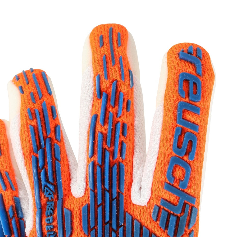 ロイシュ（REUSCH）（キッズ）キーパーグローブ サッカー アトラクト フリーゲル シルバー ジュニア 5462235-2210