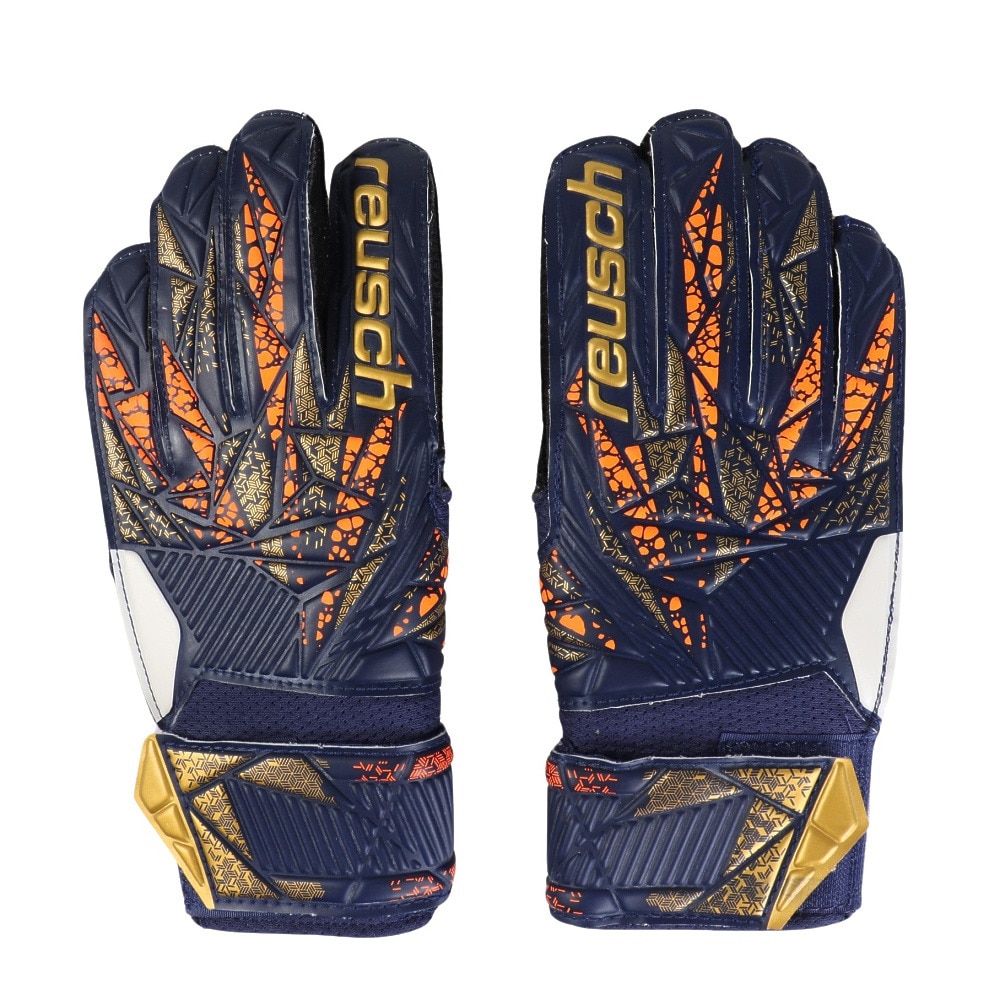 ロイシュ（REUSCH）（キッズ）ジュニア キーパーグローブ サッカー アトラクト ソリッド 5462515-4410