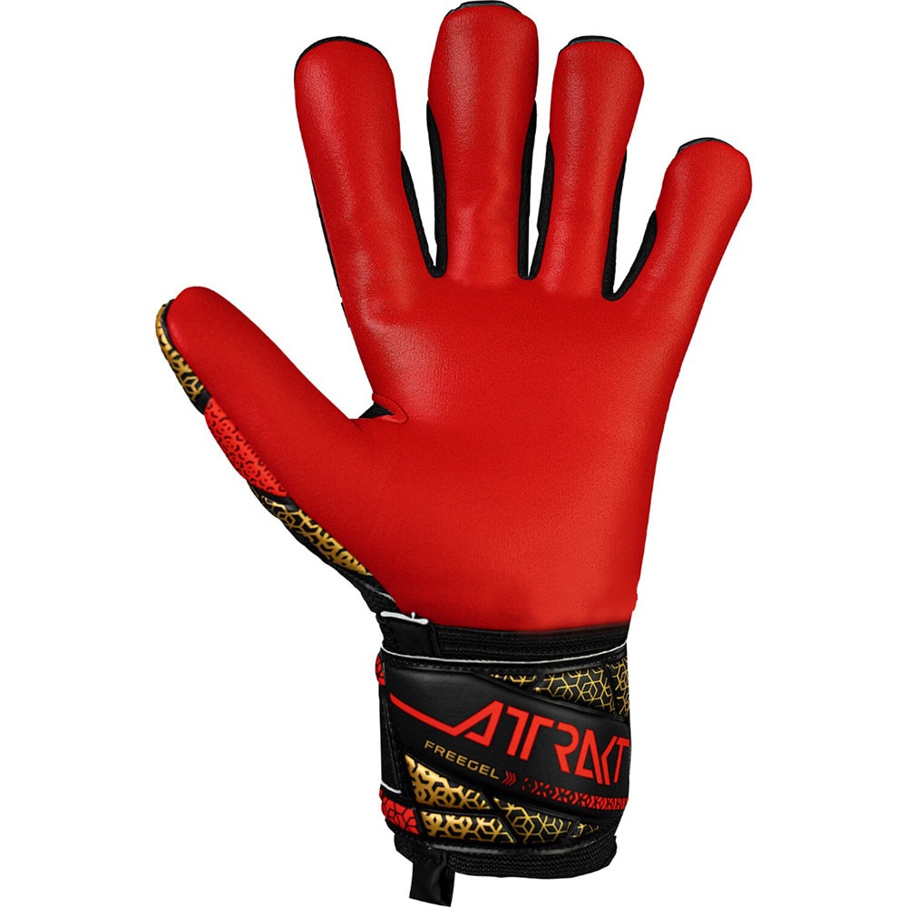 ロイシュ（REUSCH）（キッズ）キーパーグローブ サッカー アトラクト フリーゲル シルバー ジュニア 5562235-7075