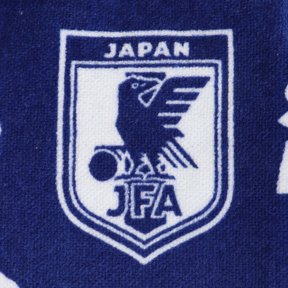日本サッカー協会（JFA ）（メンズ、レディース、キッズ）サッカー 日本代表 フェイスタオル (青き炎よ燃え上がれ!) OO4-794 応援グッズ