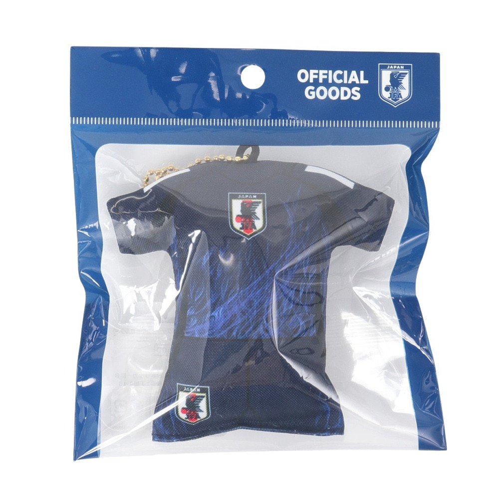 日本サッカー協会（JFA）（メンズ、レディース、キッズ）プレイヤーズユニ型クッションキーホルダー ネーム&ナンバーなし 24JFA-014
