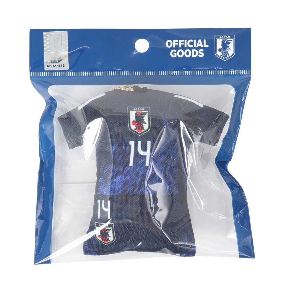 日本サッカー協会（JFA）（メンズ、レディース、キッズ）プレイヤーズユニ型クッションキーホルダー 伊東純也 24JFA-014-14