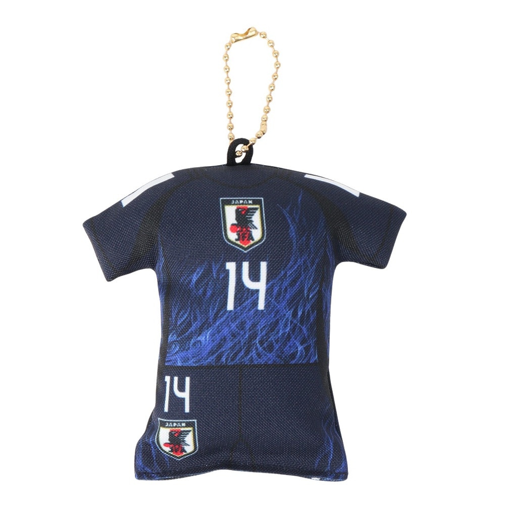 日本サッカー協会（JFA）（メンズ、レディース、キッズ）プレイヤーズユニ型クッションキーホルダー 伊東純也 24JFA-014-14