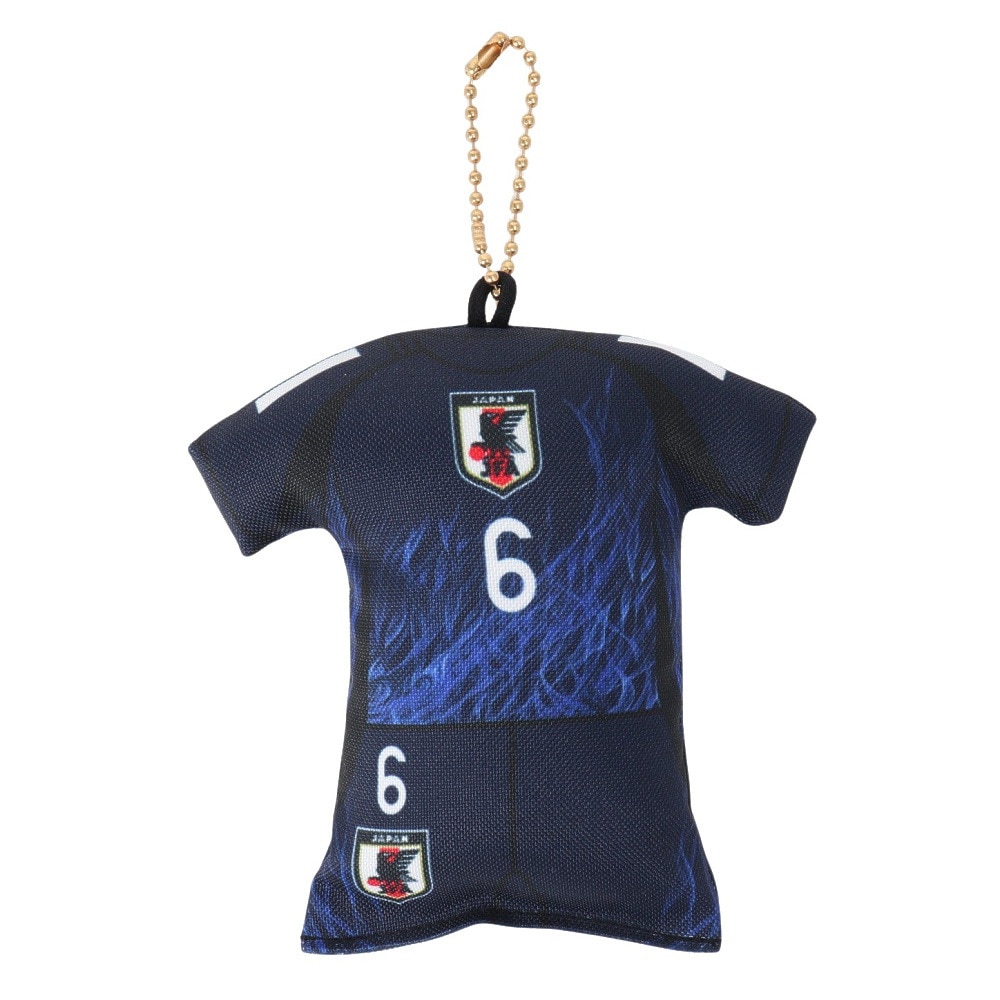 日本サッカー協会（JFA）（メンズ、レディース、キッズ）プレイヤーズユニ型クッションキーホルダー 遠藤航 24JFA-014-6