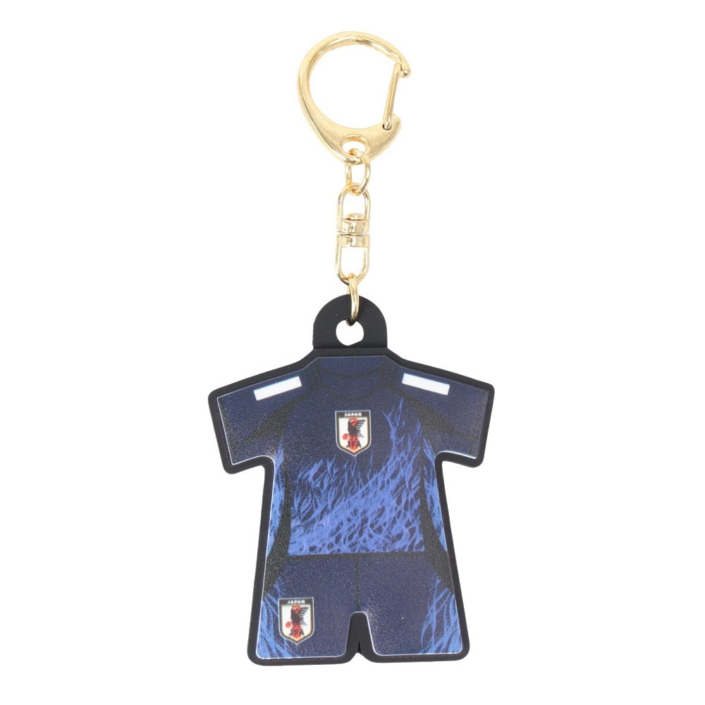 日本サッカー協会（JFA）（メンズ、レディース、キッズ）プレイヤーズユニ型ラバーキーホルダー ネーム&ナンバーなし 24JFA-015