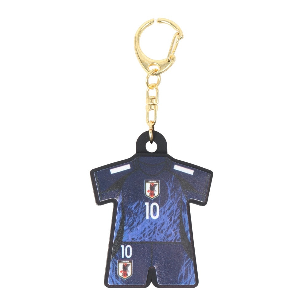 日本サッカー協会（JFA）（メンズ、レディース、キッズ）プレイヤーズユニ型ラバーキーホルダー 堂安律 24JFA-015-10