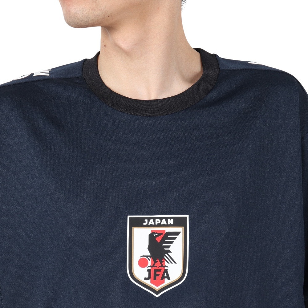 日本サッカー協会（JFA）（メンズ、レディース）プレイヤーズTシャツ LL 2024 SAMURAI BLUE 24JFA-007-XL