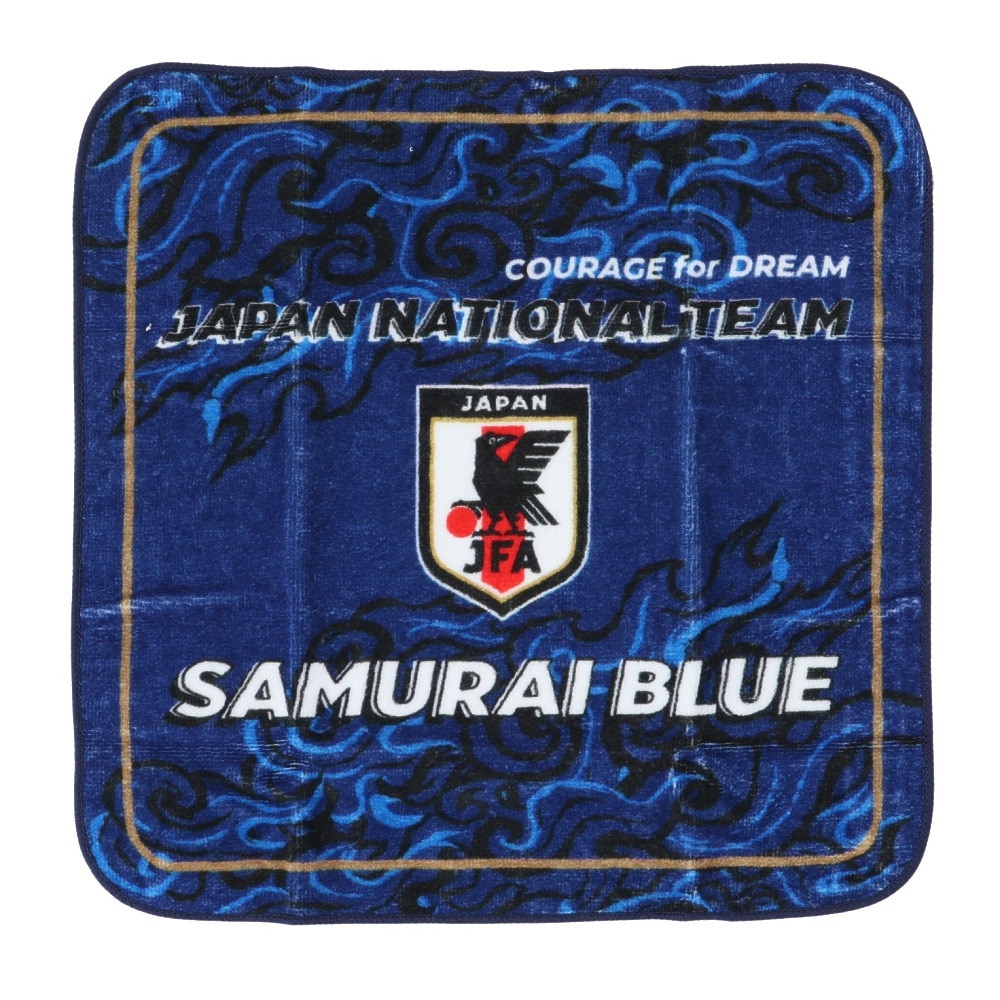 日本サッカー協会（JFA）（メンズ、レディース、キッズ）ハンドタオル SLOGAN サムライブルー STADIUM LINE JO-359